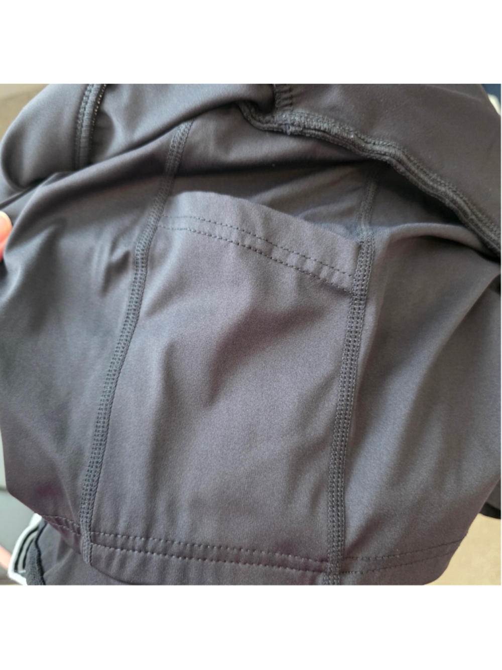 Women's Athletic Skort, Black and White, Size M - Picture 8 of 9